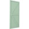 Ekena Millwork Americraft 6-Board Wood 2 Equal Panel Frmd Board-n-Batten Shutters w/Dbl Z-Bar, ARW102BF621X77SGH, PR ARW102BF621X77SGH - alternate 7